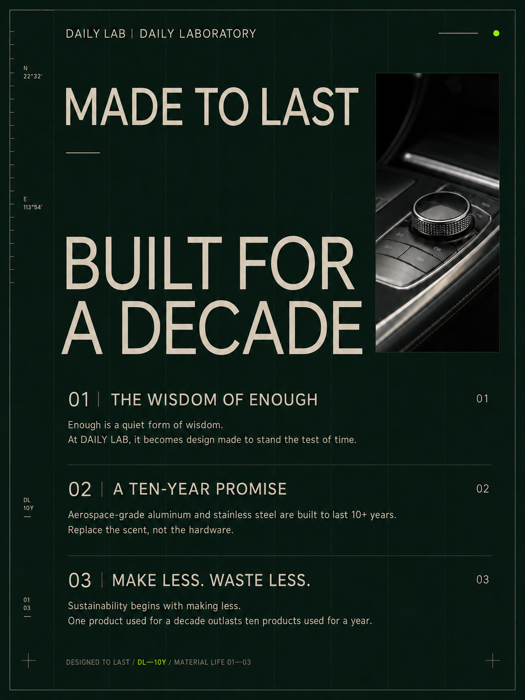 Sustainability for DAILY LAB: Beyond Recyclables, a Lifelong Way of Living