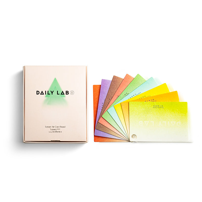DAILY LAB sample fragrance cards - 9 scents
