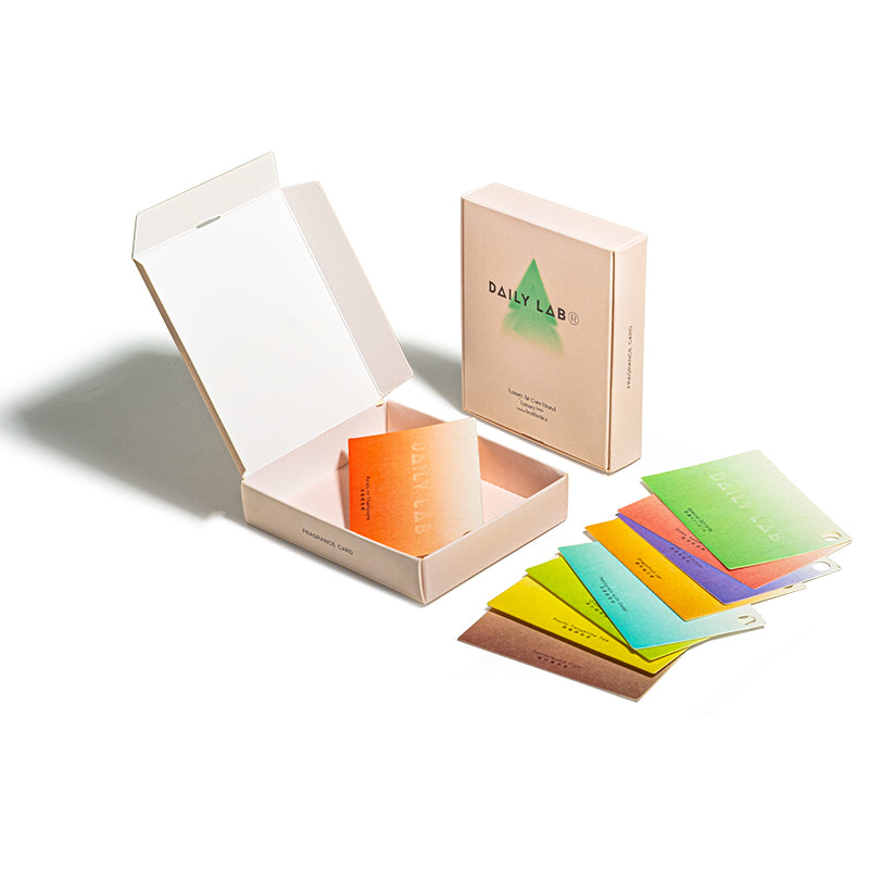 DAILY LAB sample fragrance cards - 9 scents